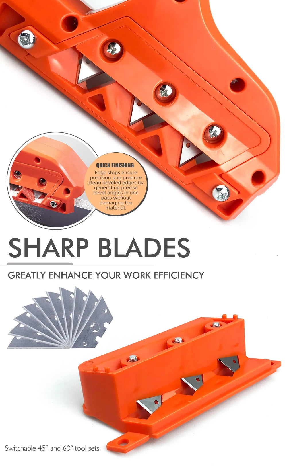 Plasterboard Quick Cutter Gypsum Board Hand Plane Drywall Edge Chamfer Woodworking Cutting Tool 45 ° 60 ° Trimmer Hand Tool