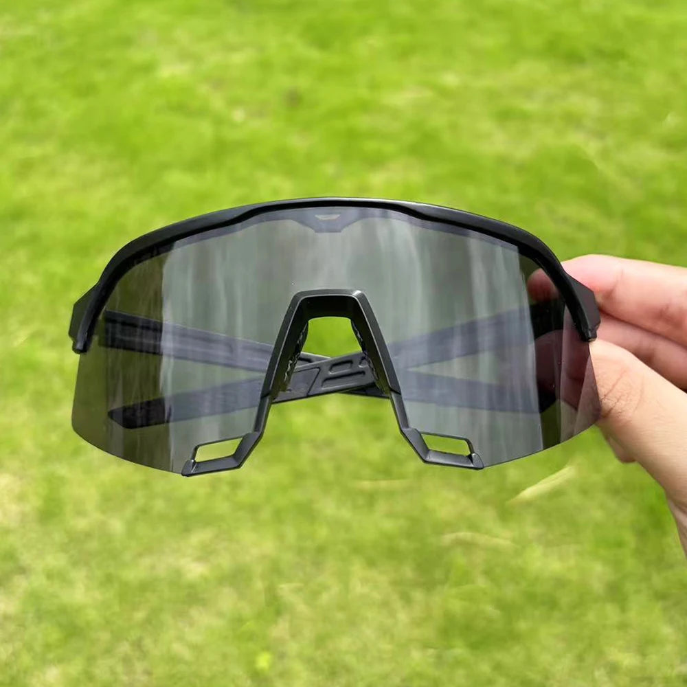 100 Photochromic Riding Cycling Sunglasses Mtb Cycling Glasses Goggles Bicycle Mountain Bike Men Women Sport Protection Glasses