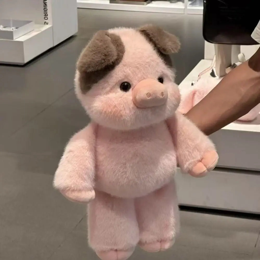 New 17.7'' Giant Walking Pig Hugging Pillow Pig Stuffed Animal Plush Pillow for Girlfriend Adults