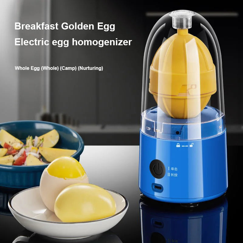 1pc Fully automatic wireless egg yolk and egg white mixer, rechargeable baby food with balanced nutrition, kitchen cooking tools