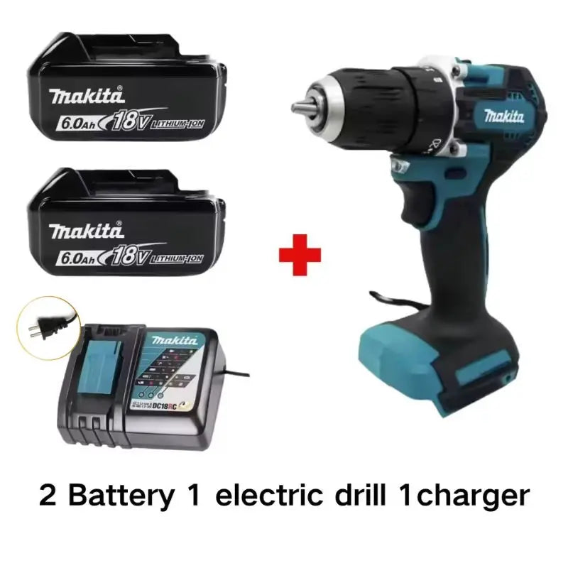 Original Makita DDF487 Cordless Driver Drill Brushless Electric Impact Screwdriver 18V Makita Rechargeable Power Tool battery