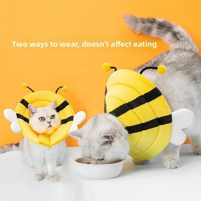 Pet Elizabethan Collar  Spay Neck Bracelet Waterproof Anti-Lick Small Medium Dog Bite Protection Head Cover Hipidog
