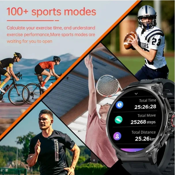 2025 New V69 1.85  Inch HD Bluetooth Call 710mAh Smart Watch Men Sports Fitness Tracker Heart Monitor Smartwatch For Android IOS