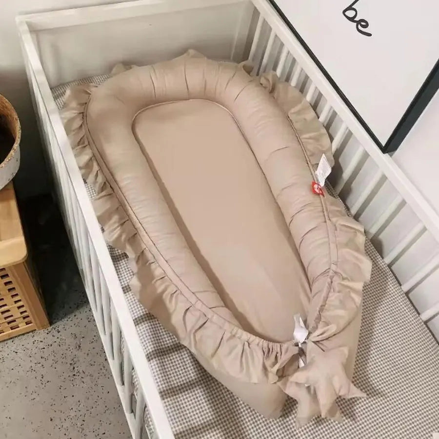 Cotton Baby Soft Bed Convenient Newborn Baby Bed Middle Bed Baby Enlarged Bed Baby Bed Circumference Baby Bed