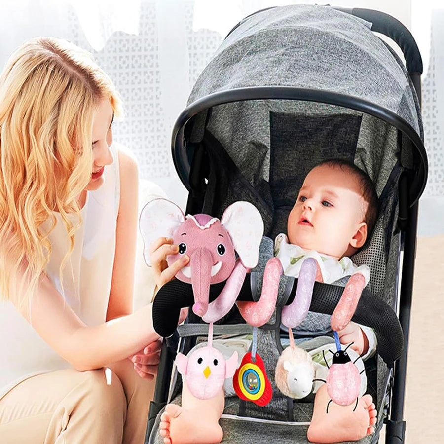 Car Seat Toys Newborn Toys Stroller Toy Baby Toys Carseat Toy for Infants for Carseat Stroller Crib with Music Rattles Teether