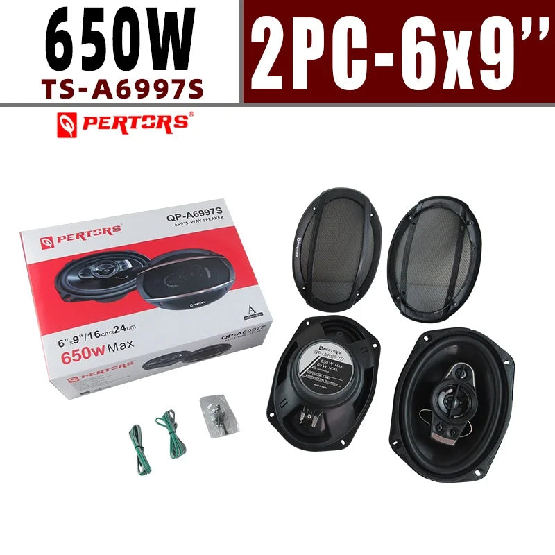 4/5/6/6x9 Inch Universal Car HiFi Coaxial Speaker 280W/320W/400W/650W Auto Music Stereo Car Door Full Range Speakers Woofer