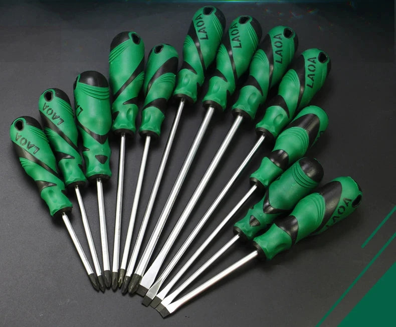 LAOA2pcsS2 alloy steel screwdriver household screwdriver phillips screwdriver screwdriver repair with magnetic