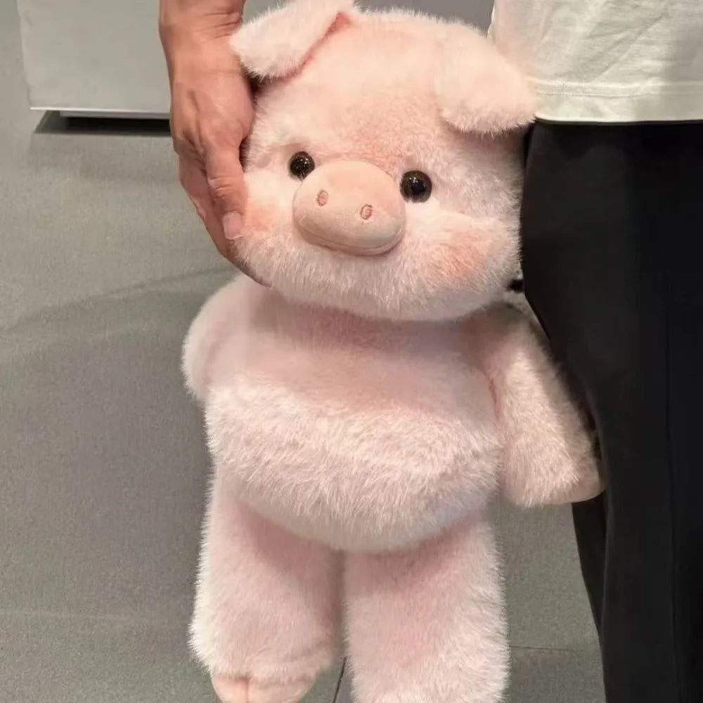 New 17.7'' Giant Walking Pig Hugging Pillow Pig Stuffed Animal Plush Pillow for Girlfriend Adults