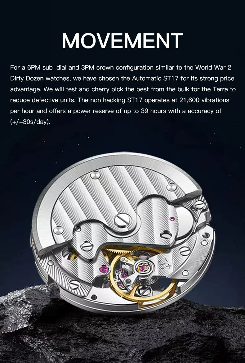 New Fashion Specht & Söhne 38.5MM Mechanical Watches For Men Seagull Movt Sapphire Crystal Business Watch Relogio Masculino
