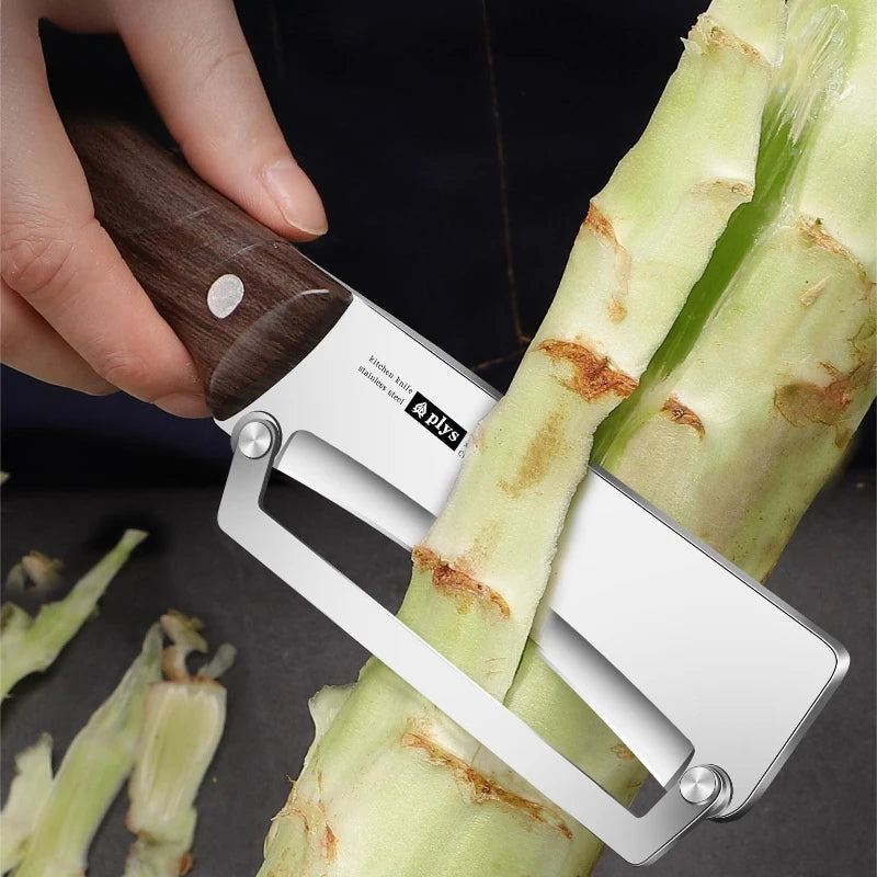 PLYS Multi-Function Peeler Fruit Knife Household Sharp Stainless Steel Peeling Knife Kitchen-Specific Peeler Apple Slicer Kitche