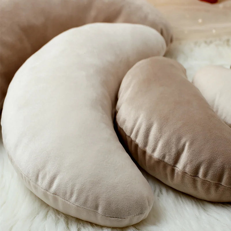 Newborn Studio Photography Props 5-Piece Set Crescent Pillow Baby Posing Cushion Shooting Accessories For Infant Boys And Girls