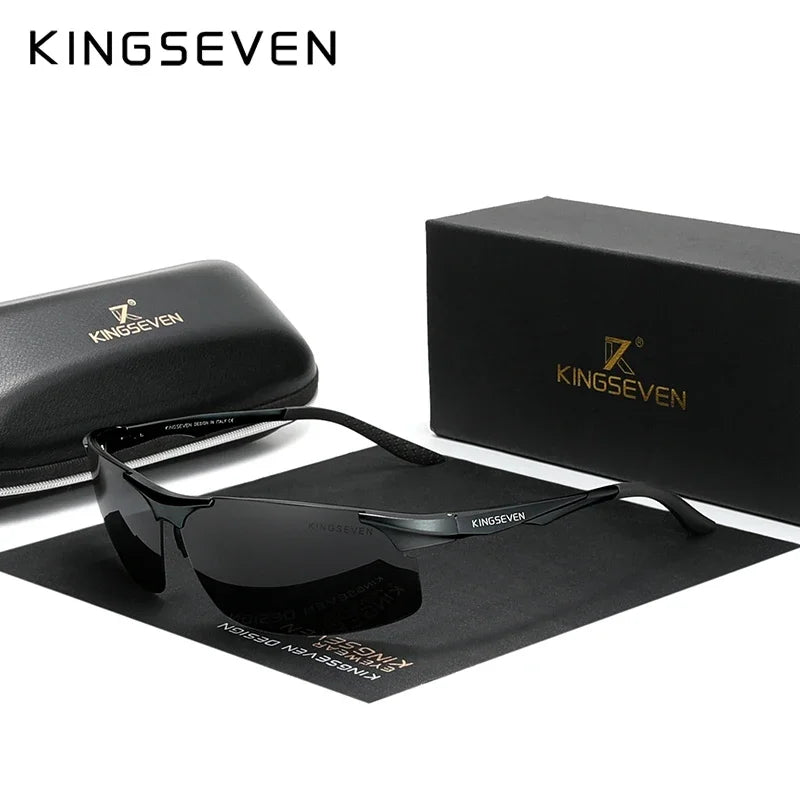 KINGSEVEN UV400 Polarized Men Sunglasses Cycling Driving Mirror Lens Male Glasses Anti-glare Women Fishing High Quality Eyewear