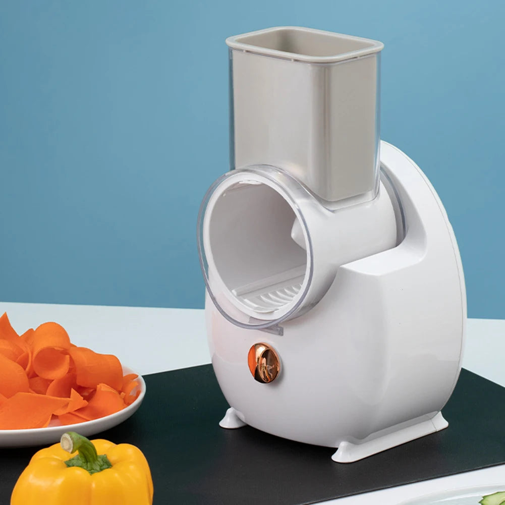 Electric Potato Chopper Household Gadgets 3-in-1 Multifunctional Potato Shredder Carrot Cheese Rechargeable Kitchen Accessories
