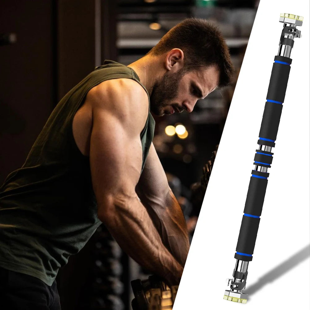 Doorway Pull Up Bar No Screws Mount Chin Up Bar Wall Mounted Upper Body Workout Bar For Home Fitness Strength Training