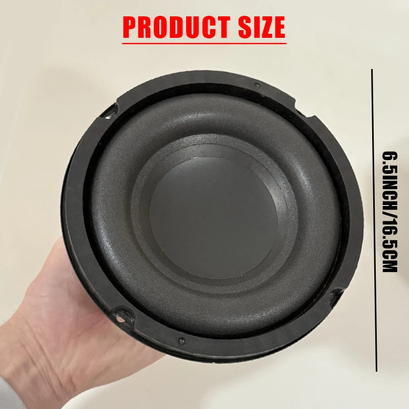 200W 6.5 inch Car Subwoofer Audio Speaker Bass for Car Home Theater System Upgrade Stereo Component Modification Truck Woofer