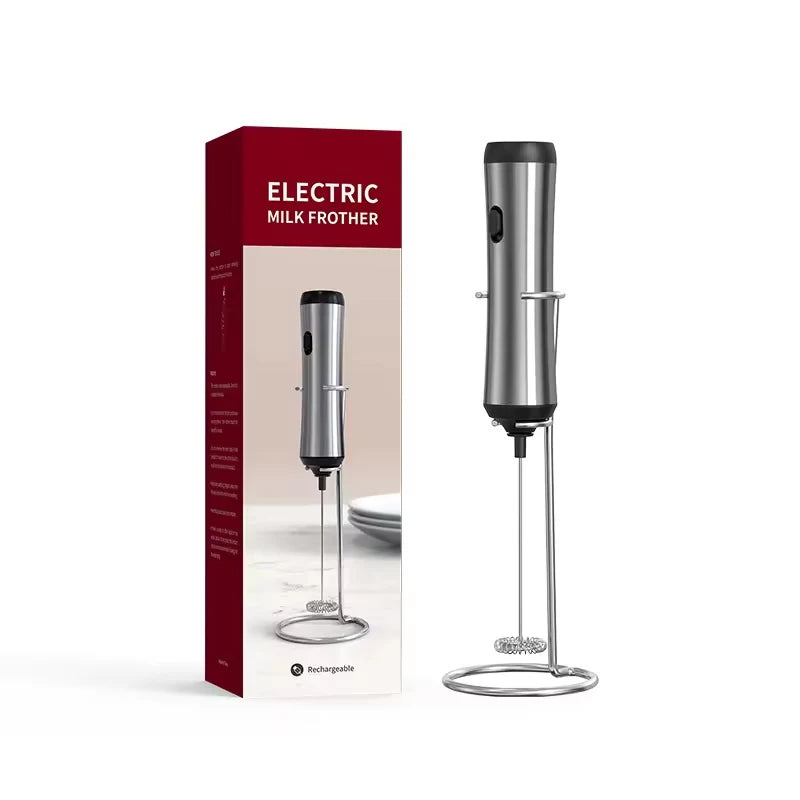 Wireless Electric Mini Milk Frother Coffee Whisk Egg Beater Blender Portable Stirrer Cappuccino Maker for Kitchen Cooking Tools