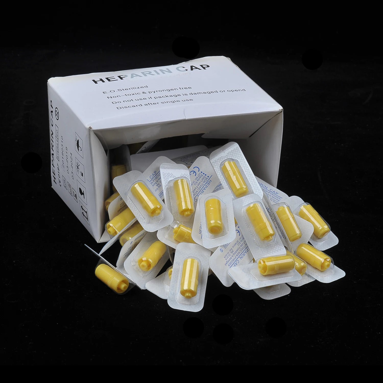 Heparin Cap for I.V. Catheters Cannulas Disposable Cannula Heparin Caps for Dog Cat Pet Veterinary Supplies
