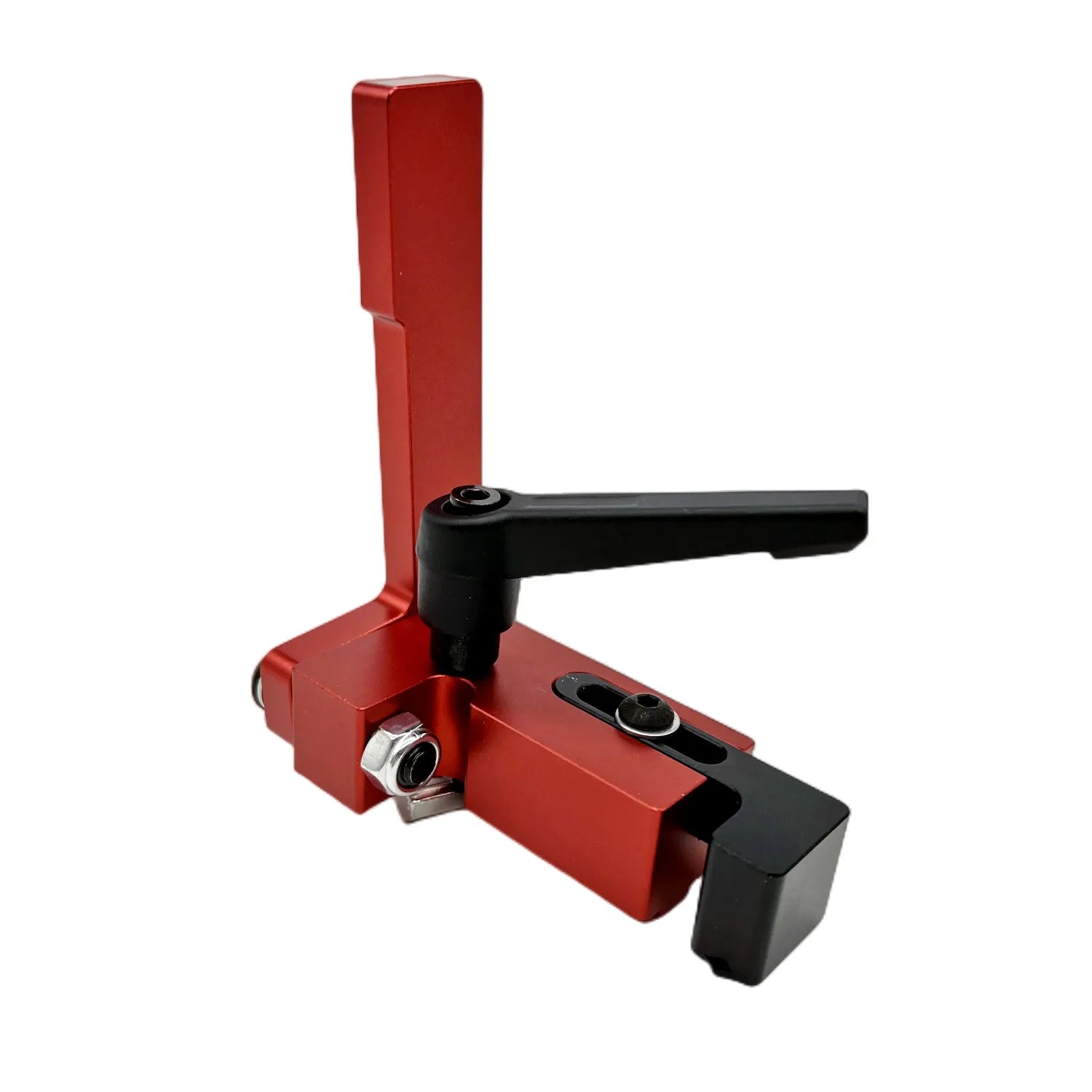 Miter Track Stop T-Slot T-Tracks Stop Chute Locator Aluminium Alloy Backing Connector for Woodworking Guide Rail Table Saw DIY
