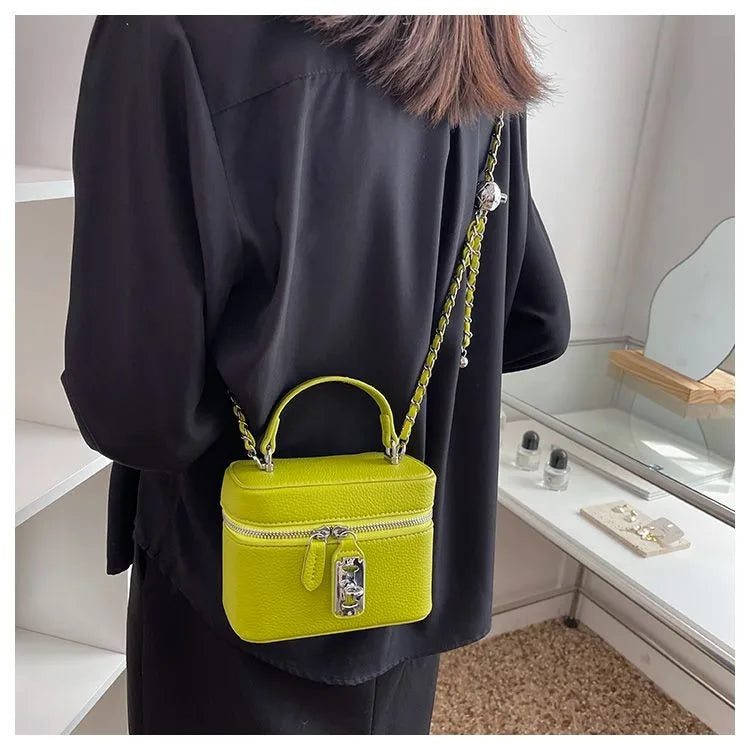 Fashionable Chain Strap  Square Bag for Women Summer New Style Handbag High Quality Crossbody Bag Stylish Trendy Small Bag