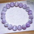Natural Purple Kunzite Clear Round Beads Bracelet Jewelry Women Men Colorful Kunzite Bracelet Cat Eye Women Men AAAAAA