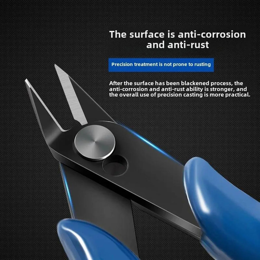 170 Wire Cutter DIY Trimmer Diagonal Side Cutting Cable Nippers Red Blue Pliers Hand Mini Snips Flush Nipper Trimmer Hand Tools