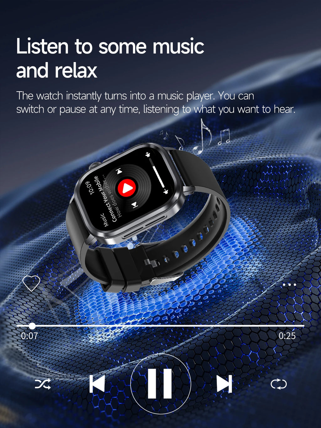 New Accurate Blood Pressure Smart Watch Uric Acid ECG+PPG Blood Oxygen Body Analysis Body Fat LED Flashlight smart watches 2025