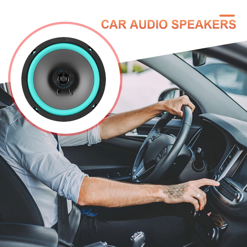 4/5/6.5 Inch Universal Car Speaker 100W/160W HiFi Coaxial Subwoofer 12V Full Range Speaker Sensitivity 92dB Car Subwoofer Stereo
