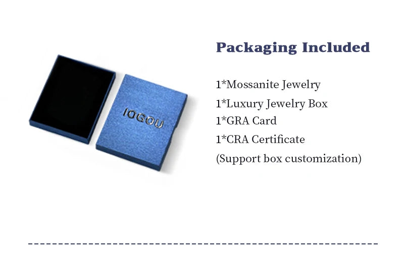 IOGOU 3.6ctw. D Moissanite Wedding Rings for Women 18k Gold Plated 925 Silver Promise Finger Jewelry Certified Lab Diamond Bands