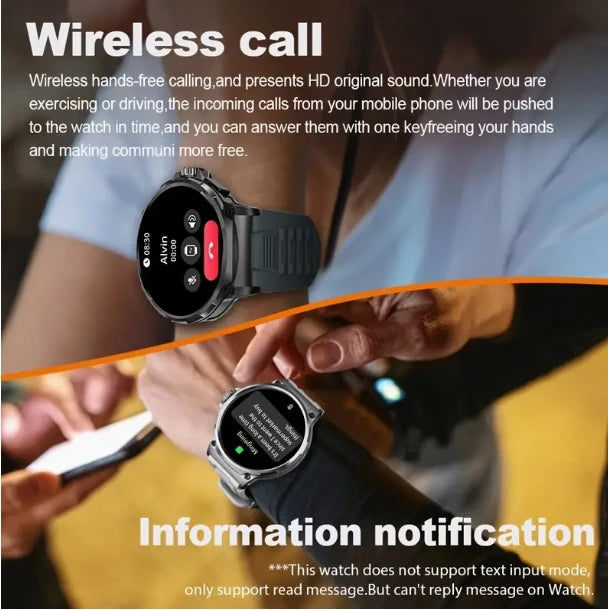 2025 New V69 1.85  Inch HD Bluetooth Call 710mAh Smart Watch Men Sports Fitness Tracker Heart Monitor Smartwatch For Android IOS