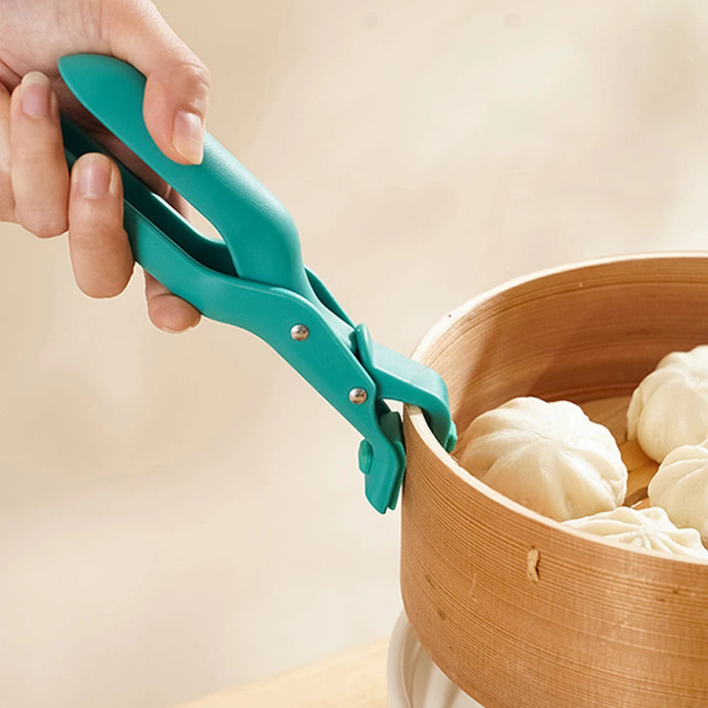 1/2/5Pcs Hot Plate Gripper Anti-Scalding Clips Holder Tongs Bowl Holder for Moving Hot Plate Bowls Pizza Pan for Kitchen