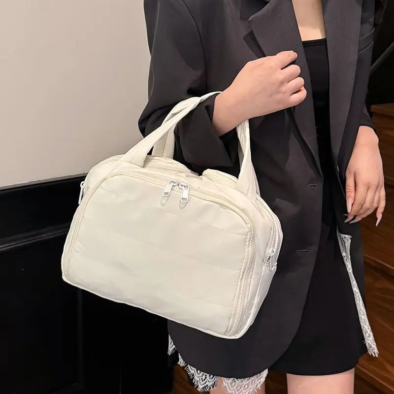 Large Capacity Portable Makeup Bag Travel Cosmetic Storage Waterproof Multi-layer Organizer High Aesthetic Value Handheld