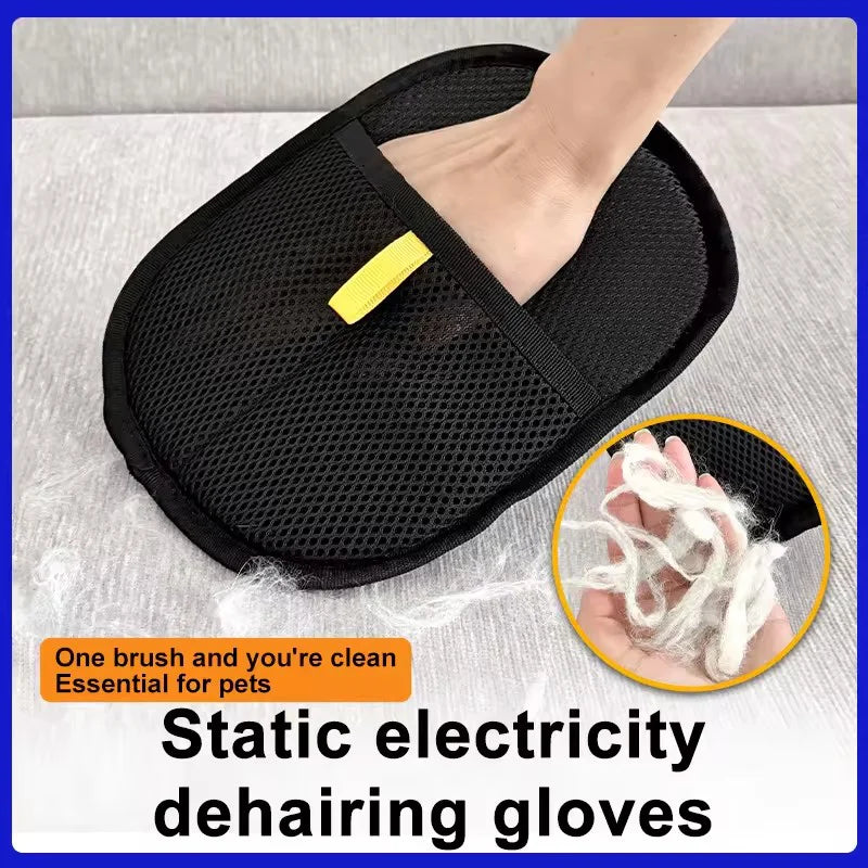 Pet Grooming Gloves For Cats Dog Hair Removal Gloves Pet Clothes Mattress Sofa Hair Cleaning Gloves Pet Massage Grooming Gloves