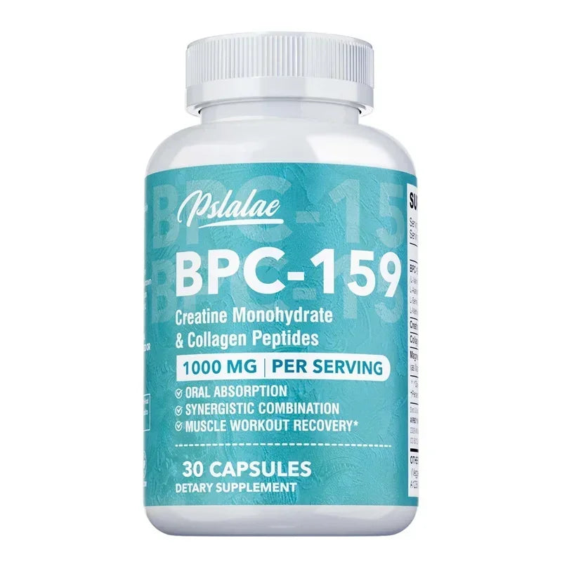 BPC-159 Peptide Capsules - Post-Workout Recovery, Relieve Muscle Soreness, for Bone and Joint Health, Sports Nutrition Diet