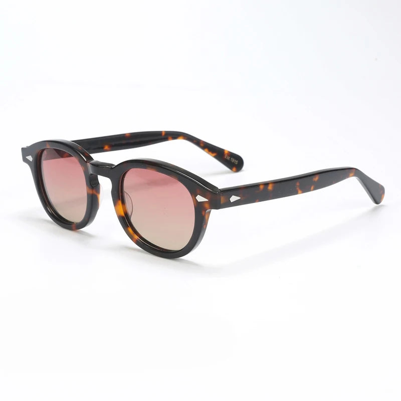 Polarized Sunglasses Men Brand Johnny Depp Sun Glasses Lens Woman Luxury Vintage Acetate Driver's Shade