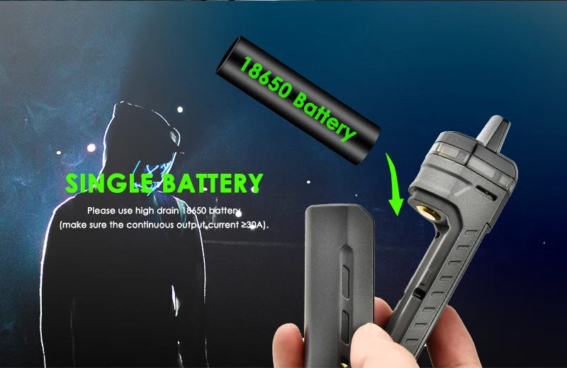 Vapor Storm VPM40 40W Pod Mod Starter Kit Mesh Coils 4.8ml Cartridge fit 18650 Battery E Cigarette V-PM40 Nova Nord Drag System
