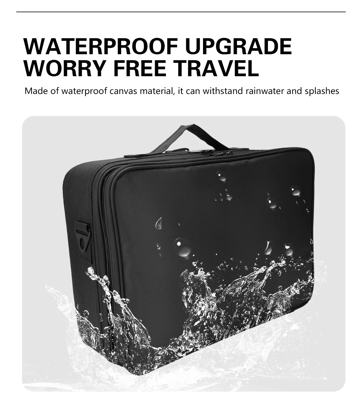 Electric Clipper Bag Barber Tool Storage Case Travel Shaver Organizer Beard Trimmer Box Salon Hairdressing Carrying Case