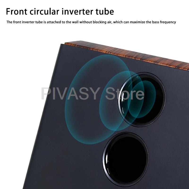 8/10/12 inch Passive Subwoofer 80-150W HiFi Sound Box 50Hz-500Hz Wooden Speakers 4-8ohm Sound System For Home Theater DJ Studio