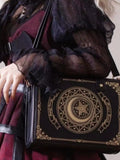 Morning Glory Original Design Star Moon Magic Book Crossbody Shoulder Bag Ladies Sweet Elegant Series Bag Synthetic Leather