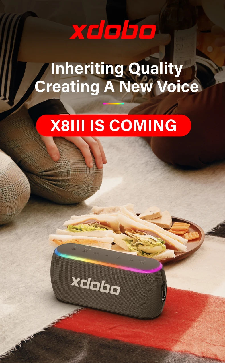 Enceinte Bluetooth 60W XDOBO X8 III Batterie 6600mAh