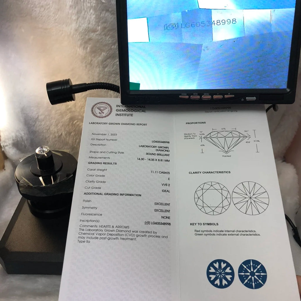 Limited-time 50% off on large With IGI Certificate 7ct 8ct 9ct 10ct 20ct 30ct Big Lab Grown Diamonds CVD Laboratory Diamond