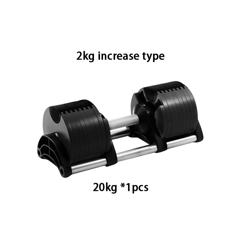 Adjustable Round Dumbbell Set, Second Generation, 2kg Increase, 24kg, 36kg, Fitness, Newly Upgraded