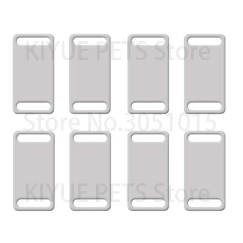 KIYUE 20Pc Pet Shop Aluminum Tags Dog Name Tag ID Plate Custom Laser Engraved For Cat Phone Number Lable Keyrings Accessories