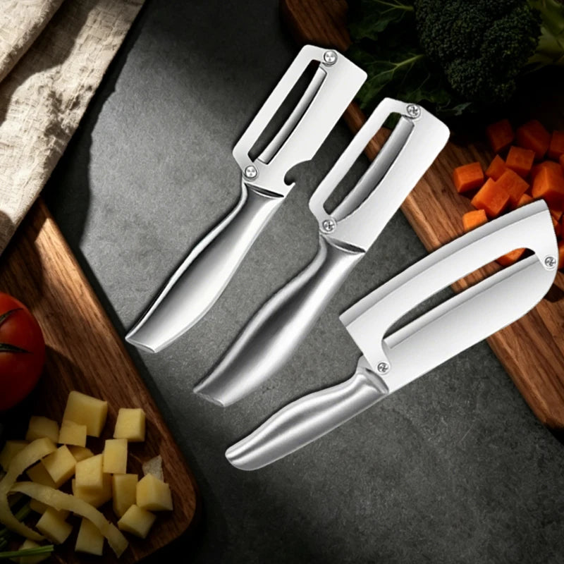 Stainless Steel Kitchen Peeler Vegetables Fruit Peeler Non-slip handle for Household Pumpkins Vegetables Peeling Kitchen Tools