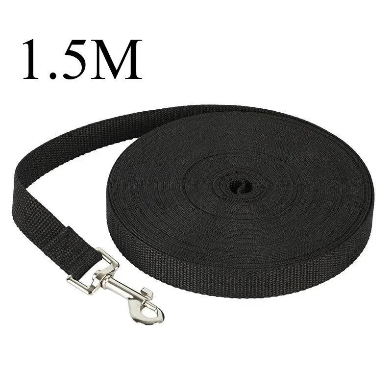 Long Tow Rope Nylon Dog Leashes 1.5M-50M 10M Pet Walking Training Leash Cats Dogs Harness Collar Lead Strap