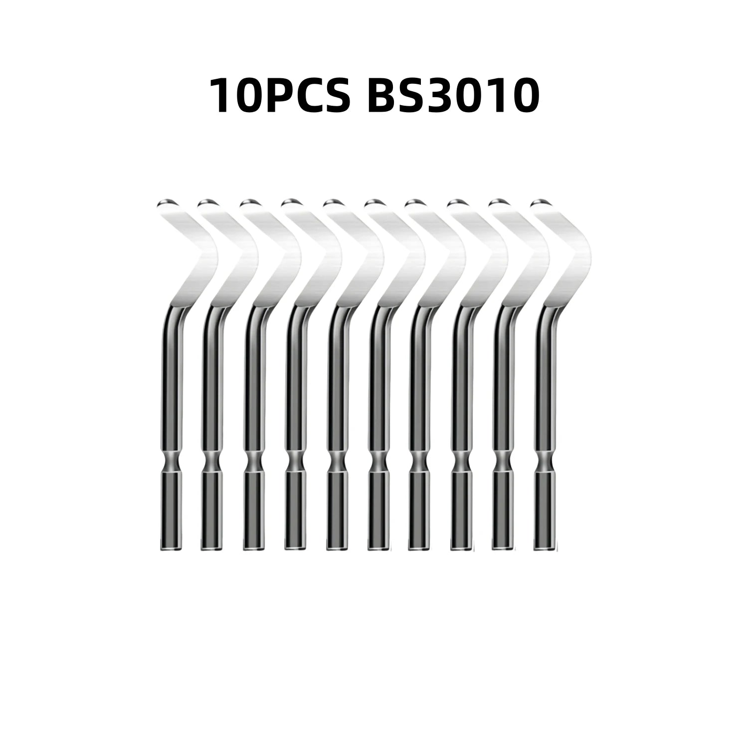 10PCS Deburring Blades Set High-Speed Steel Rotary Blades for Precision Deburring Compatible with Universal Deburring Tools