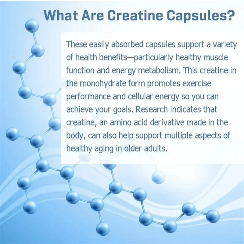 Creatine Monohydrate - Promote Muscle Recovery, Improve Athletic Performance, Improve Energy Endurance, Increase Muscle Mass