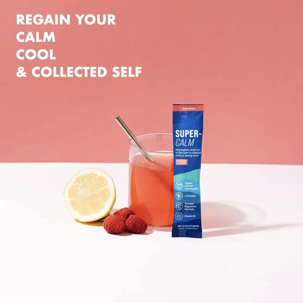 BIYDOE 4Pack/Set 20PCS/PACK Powdered Drink Boost Mood Balanced Immune System Helps Relieve Stress Anxiety Makes You Feel Relaxed