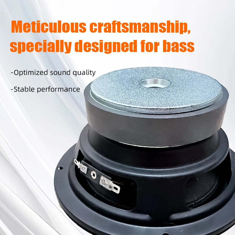 1PC/2PCS 6.5 inch 320W Car Speaker Subwoofer Audio Bass Car Stereo Modification for Car Home Theater System Upgrade Woofer