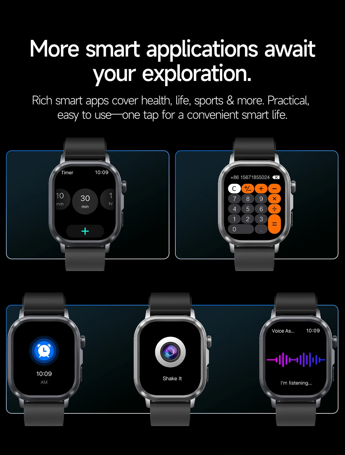 New Accurate Blood Pressure Smart Watch Uric Acid ECG+PPG Blood Oxygen Body Analysis Body Fat LED Flashlight smart watches 2025