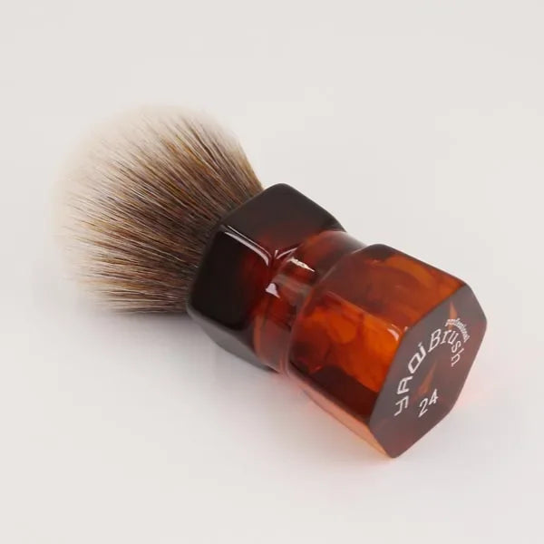 YAQI 24mm Moka Express Synthetic Hair Barbe Mens Shaving Brush